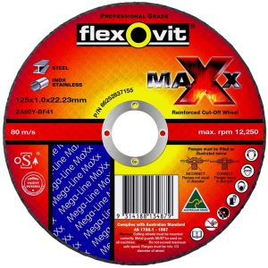 FLEXOVIT 125X1.0X22.2mm Za60Y-T41 Maxx Inox Cut-Off Wheel