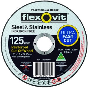 FLEXOVIT 102X1.6X16.0mm A46Tbf41 Mega Inox Cut-Off