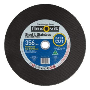 FLEXOVIT Steel & Stainless Cut Off Disc 356 x 3.0mm