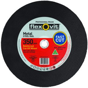 FLEXOVIT 350X3.8X20.0mm 2Ue790Qr Rail Cut-Off