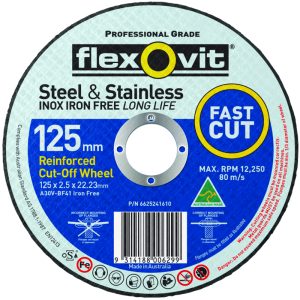 SAINT-GOBAIN ABRASIVES 127X2.5X16.0mm Fh38 Metal Cut-Off