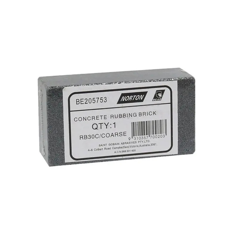 NORTON Concrete Rub Brick 50X80X150MM Rb30C Coarse