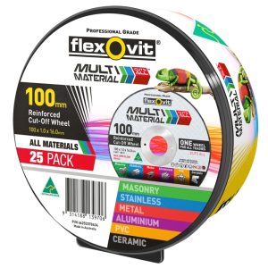 FLEXOVIT 100X1.0X16.0mm C60T Multi Material Cut-Off