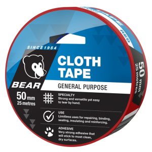 NORTON Cloth Tape 50mmx25M Red