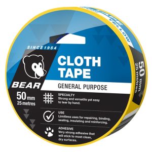 NORTON Cloth Tape 50mmx25M Yellow