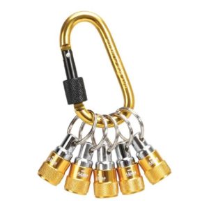 ALPHA Quick Release 1/4″ Bit Holders & Carabiner Set