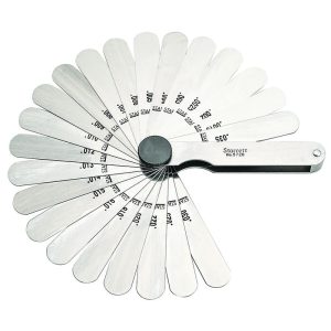 STARRETT Thickness Gauge .0015-.035In Range 22 Leaves