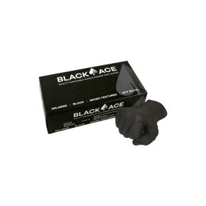 MAXISAFE Black Ace Disposable Nitrile Gloves - XXL, 100 Per Box