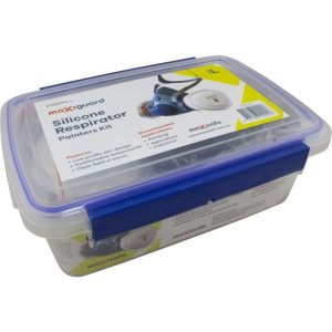 MAXIGUARD Half Mask Silicone Painters Kit With A1P2 Cartridges (M)
