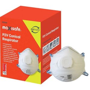 MAXISAFE P2 Conical Respirator With Valve, Box Of 10