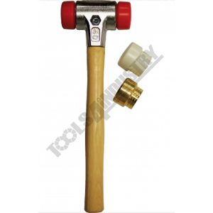 TOOLS 4 INDUSTRY Hammer Soft Face 40Mm Plastic, Nylon & Brass Faces