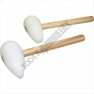 TOOLS 4 INDUSTRY Nylon Bossing Hammer Set Nbh-2 2 Pce C/W Hickory Handle