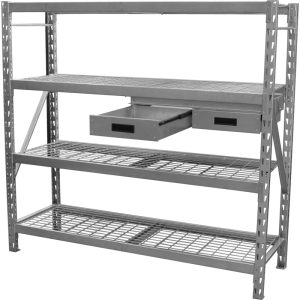 HAFCO Industrial Steel Shelving With 2 Drawer System