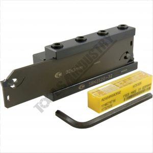 TOOLS 4 INDUSTRY Kit Lathe Parting 25Mm Professional 10 Inserts