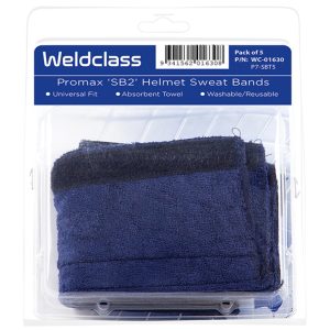 WELDCLASS Sweatband-Towel / Velcro Pk5