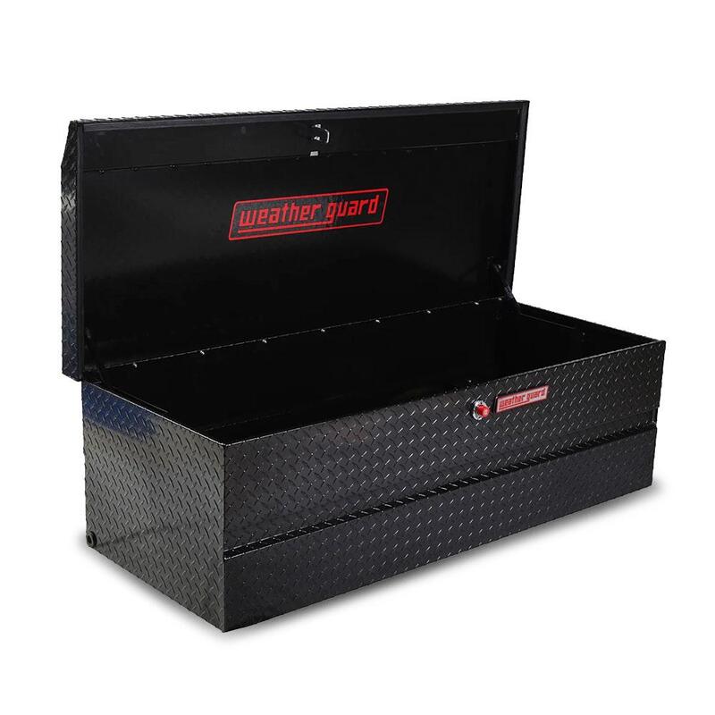 WEATHER GUARD Chest, Aluminium, Armor Tuf Black, 1500MM (343L)