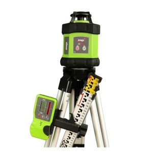 IMEX Rotating Laser Kit E60 LR1 Receiver Inc Tripod & 2M Staff
