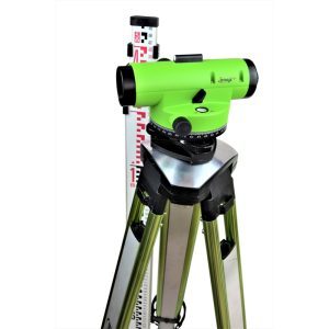 IMEX Lar 28X Mag Auto Level With Tripod & 5M Staff